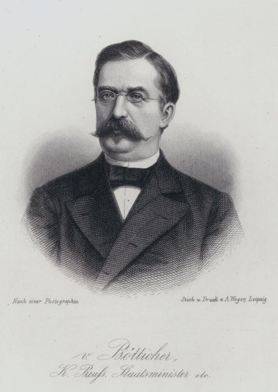 Karl Heinrich von Boetticher, tysk politiker og vicekansler (gravering) af German School