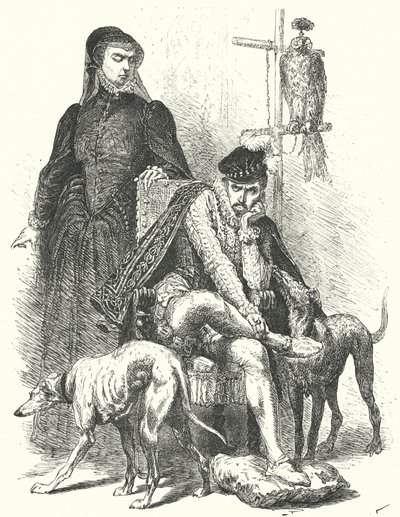 Kong Charles IX af Frankrig og hans mor, Catherine de