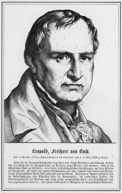 Leopold, Freiherr von Buch (gravering) af German School