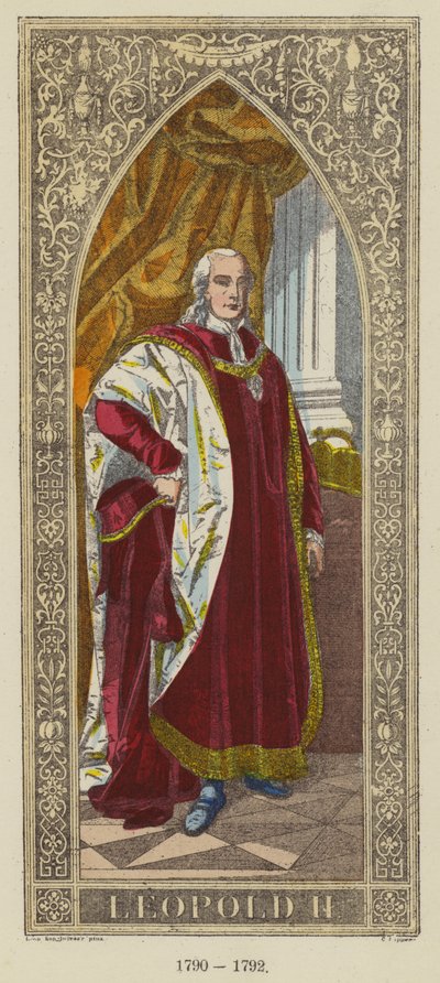 Leopold II, 1790-1792 af German School