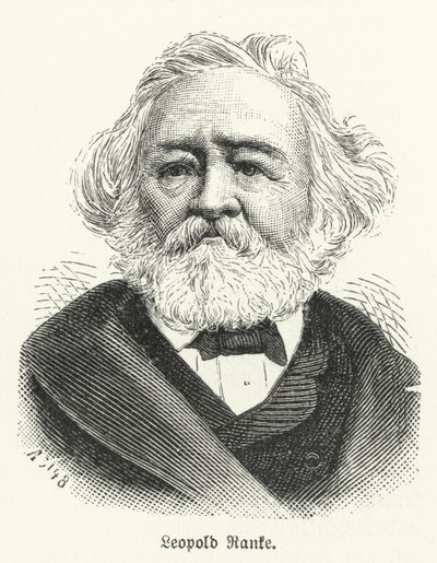 Leopold von Ranke, tysk historiker (litho) af German School