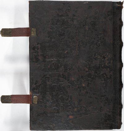 Lewis E 161, Missal, bagside, Franconia, muligvis Forchheim, Tyskland af German School