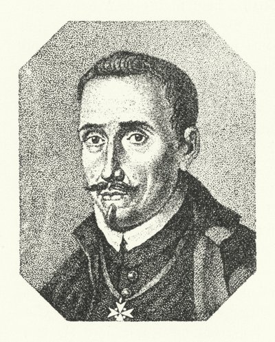 Lope de Vega, spansk digter og dramatiker (stik) af German School