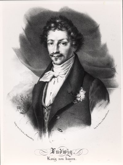 Ludwig I af Bayern (25. august 1786 - 29. februar 1868) af German School