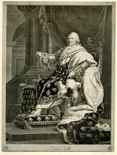 Ludvig XVIII. af German School
