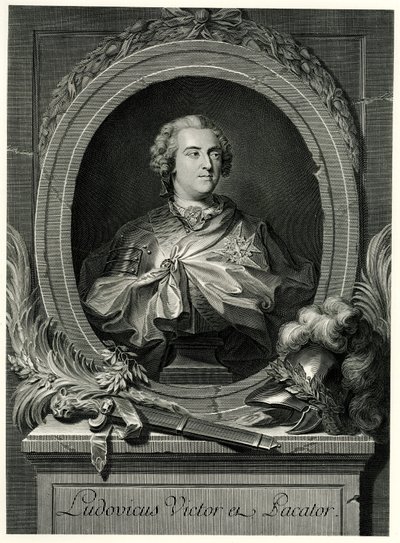Ludvig XV. af German School