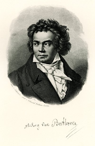 Ludwig van Beethoven, 1884-90 af German School