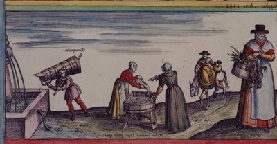 Maps.C.29.e.1 Kvinder skærer fisk, fra 