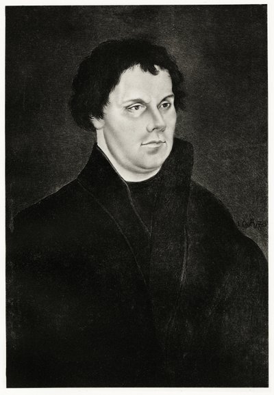 Martin Luther, 1884-90 (fototype) af German School