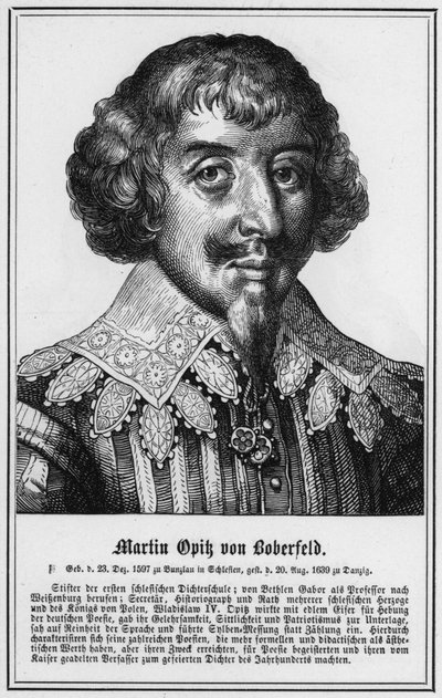 Martin Opik von Boberfeld (Gravur) von German School