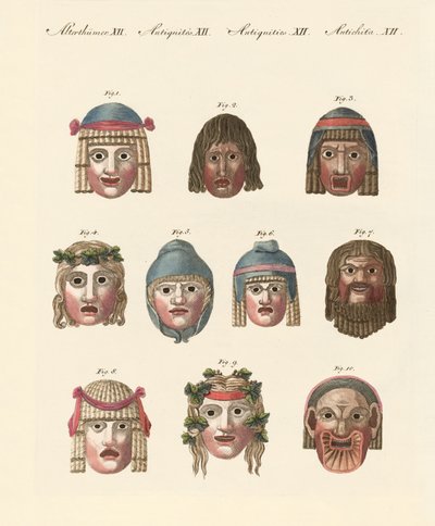 De gamles masker af German School