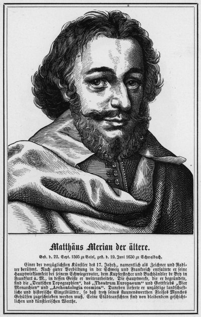 Matthäus Merian den Ældre (gravering) af German School