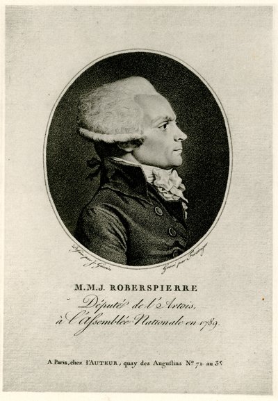 Maximilien Marie Isidore de Robespierre af German School