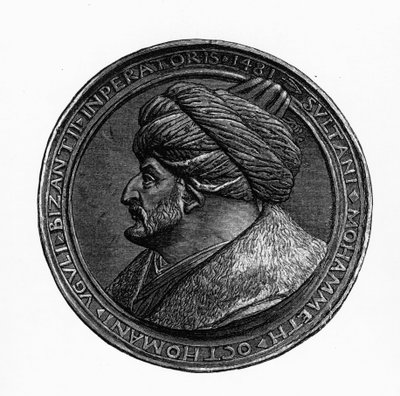 Medaljon af Mehmed II, fra History of the Byzantines and the Ottoman Empire af G.S. Hertzberg, 1883 af German School