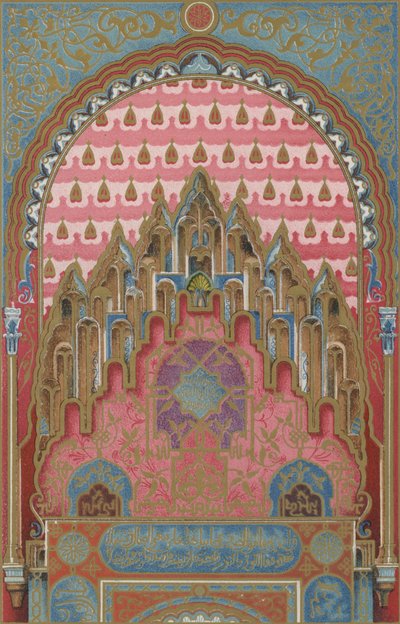 Maurisk arabesque af German School
