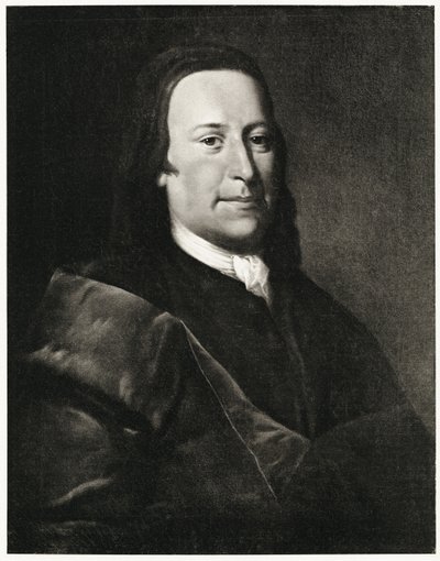 Nikolaus Ludwig Graf von Zinzendorf, 1884-90 (fototype) af German School