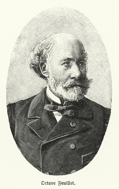 Octave Feuillet, fransk romanforfatter og dramatiker (litho) af German School