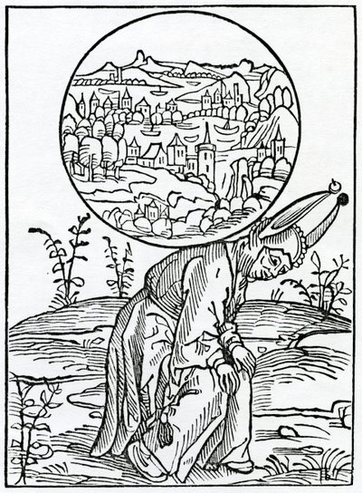 Af den over store og krævende curyosyte af mænd, illustration fra Alexander Barclays engelske oversættelse af 