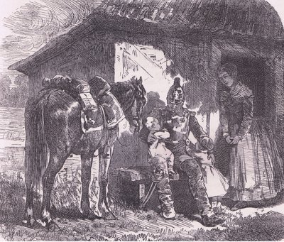Off to war, Cassells History of the War between France and Germany udgivet af Cassell and Company Limited, ca. 1890 (litho) af German School