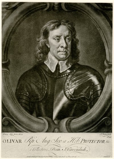 Oliver Cromwell af German School