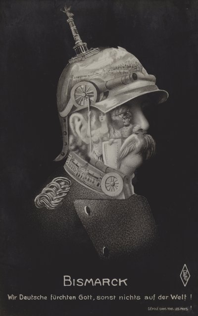 Otto von Bismarck, tysk statsmand (s/h foto) af German School