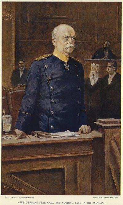 Otto von Bismarck under en tale til Rigsdagen af German School
