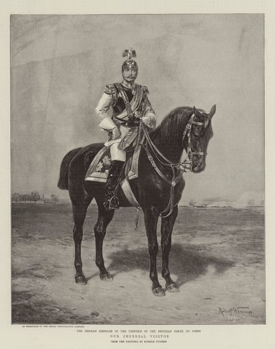 Vores kejserlige besøgende (litho) af German School