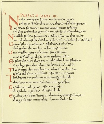 Side af Paraphrase de lEvangile af German School