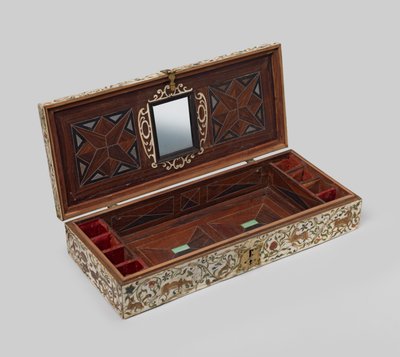 Ægteskab i malet elfenben, 1600-99 af German School