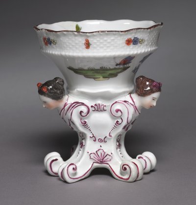 Et par salte fra Sulkowsky Service, fabrikant Meissen Porcelænsfabrik, Tyskland, 1735-1756 af German School