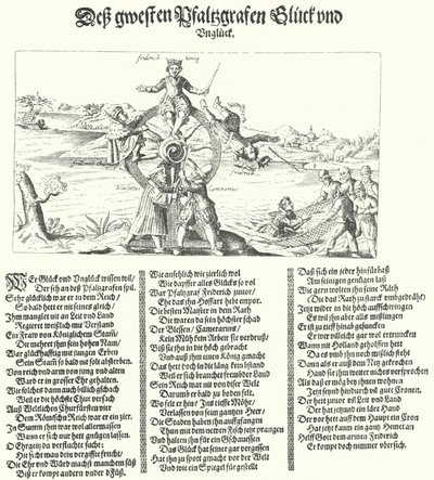 Pjece, der håner vinterkongen, Frederik I af Bøhmen, 1621 af German School