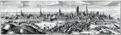 Panoramaudsigt over Danzig (Gdansk) af German School