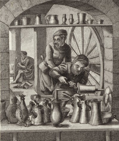 Pewterer af German School