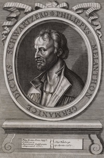 Philipp Melanchthon, tysk teolog fra den protestantiske reformation af German School