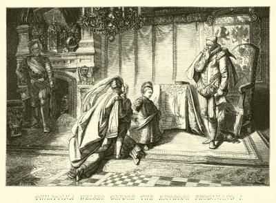 Philippina Welser før kejser Ferdinand I af German School