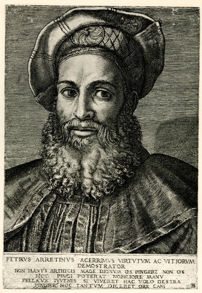 Pietro Aretino af German School