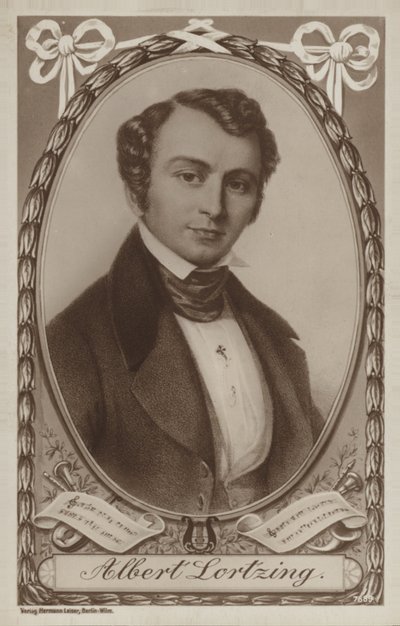 Portræt af Albert Lortzing af German School
