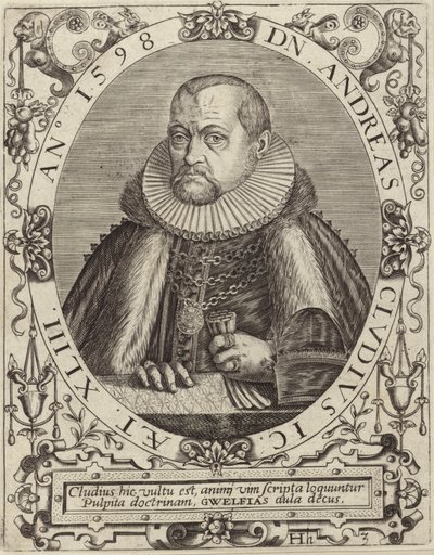 Portræt af Andreas Cludius af German School