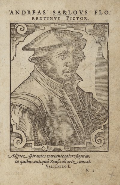 Portræt af Andreas Sarlous af German School