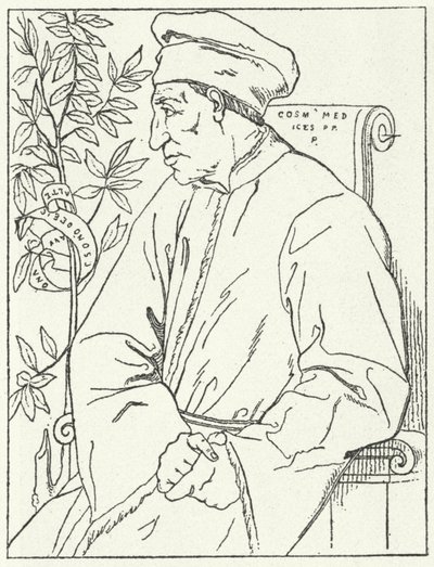 Portræt af Cosimo de