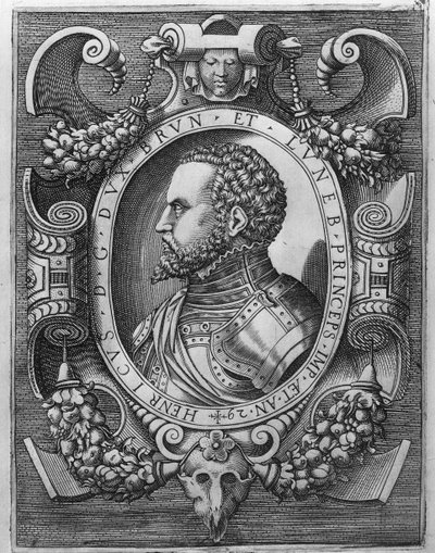 Portræt af Henrik den Yngre (1489-1568), hertug af Braunschweig og Lüneburg, 1529 af German School