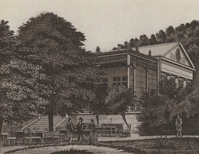 Posthof (litho) af German School