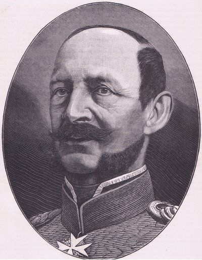 Prins Albert af Preussen, Cassells historie om krigen mellem Frankrig og Tyskland udgivet af Cassell and Company Limited, ca. 1890 (litho) af German School