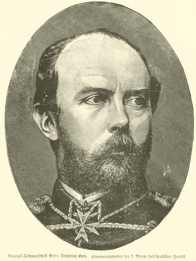 Prince Friedrich Karl of Prussia  af German School