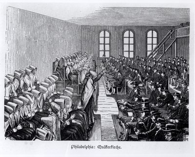 Quaker Meeting, Philadelphia, fra 