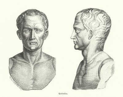 Quintus Hortensius, romersk politiker og taler (stik) af German School