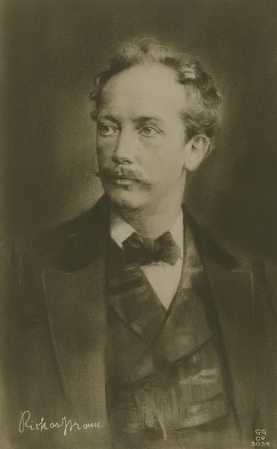 Richard Strauss, tysk komponist (dybtryk) af German School