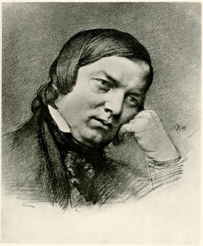 Robert Schumann, 1859 af German School