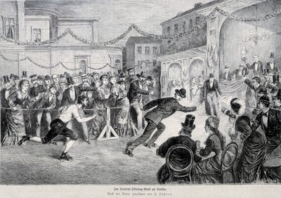 Roulette skateløb i berlin i 1878. af German School