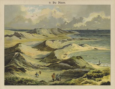 Sandklitter (farve litho) af German School